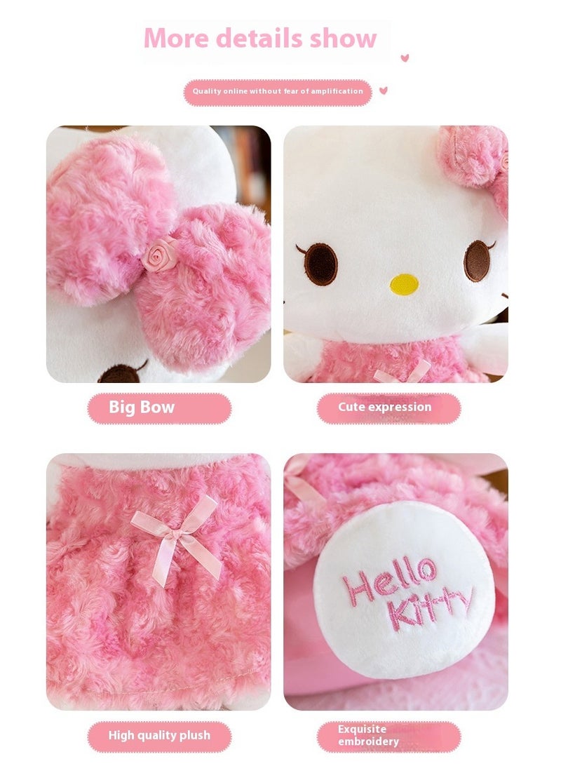 Sanrio 1-Piece Lovely Hello Kitty Cartoon Character Soft Stuffed Toy Ultra Soft Short Plush Cuddle Pillow Buddy - Image 3