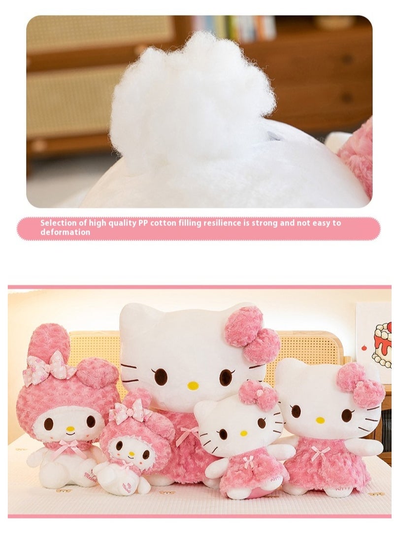 Sanrio 1-Piece Lovely Hello Kitty Cartoon Character Soft Stuffed Toy Ultra Soft Short Plush Cuddle Pillow Buddy - Image 4