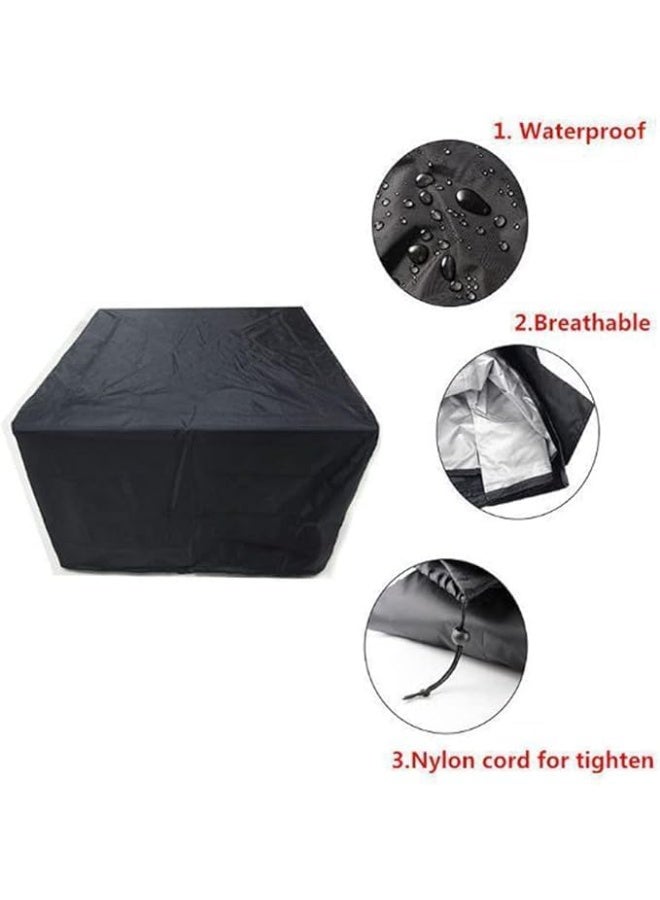 Patio Furniture Set Cover Outdoor Sectional Sofa Set Covers Outdoor Table and Chair Set Covers Water Resistant Large (200cm L x 160cm W x 70cm H) - Image 2
