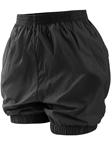 Daydance Black Women Dance Pants Ripstop Ballet Shorts Bloomers for Work Out - Image 1