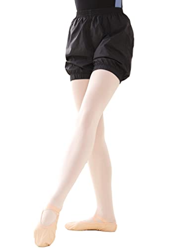 Daydance Black Women Dance Pants Ripstop Ballet Shorts Bloomers for Work Out - Image 2