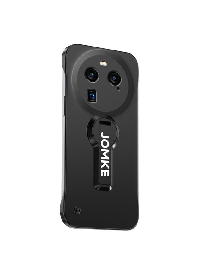 S-TOP Case For OPPO Find X6 Baking Varnish 360 Rotate Holder No Frame PC Phone Case - Image 1