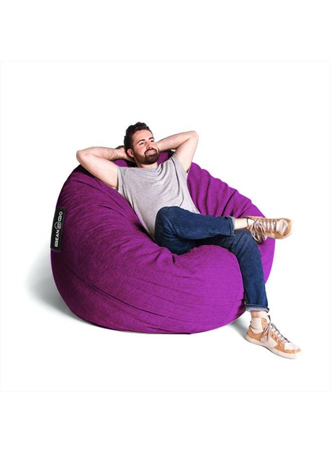 كيس القماش العملاق باللون الأرجواني