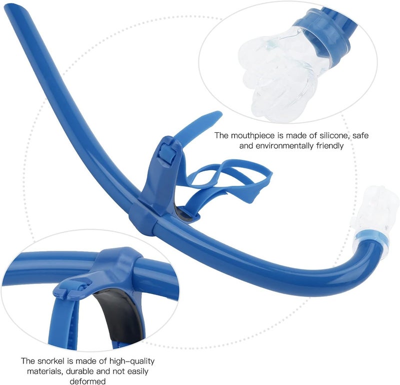 woobles Swim Snorkel, Swim Training Gear Breath Snorkel for Swimming for Diving- - Image 4