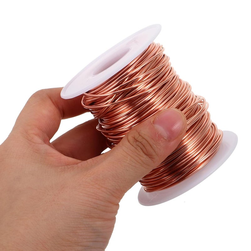 Daily repeated use trusted quality FRCOLOR Copper Wire Coil 1.3mm Round Art Wire for Jewelry Making DIY Beading Electroculture Gardening Bonsai Plant Ties All climate suitability Remote village delivery cover Systematic nationwide ship Multiple design variants Consistent steady quality Balanced structure Carefully selected solid material Cleaner resistant Light sturdy raw material Popular trusted craftsmanship Multiple local stock source Tiered cost purchase alternatives Moisture wear upgraded quality All-scene tailored quality Narrow & wide space compatible Organized shipment arrange Bug proof seal Repeated use resistant selected material Smooth joint Stable base Single & bulk storage compatible Ready-to-ship local stock Stackable design Pre-sale confirmed stock - Image 3
