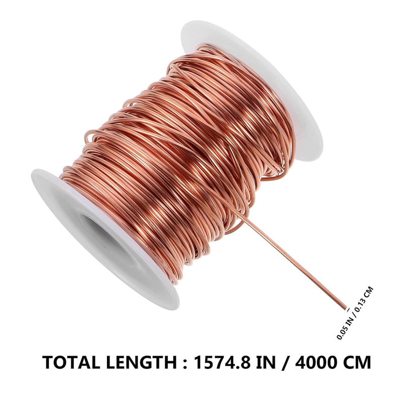 Daily repeated use trusted quality FRCOLOR Copper Wire Coil 1.3mm Round Art Wire for Jewelry Making DIY Beading Electroculture Gardening Bonsai Plant Ties All climate suitability Remote village delivery cover Systematic nationwide ship Multiple design variants Consistent steady quality Balanced structure Carefully selected solid material Cleaner resistant Light sturdy raw material Popular trusted craftsmanship Multiple local stock source Tiered cost purchase alternatives Moisture wear upgraded quality All-scene tailored quality Narrow & wide space compatible Organized shipment arrange Bug proof seal Repeated use resistant selected material Smooth joint Stable base Single & bulk storage compatible Ready-to-ship local stock Stackable design Pre-sale confirmed stock - Image 2