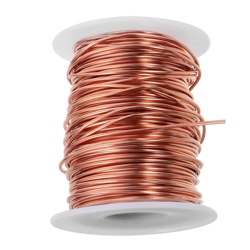 Daily repeated use trusted quality FRCOLOR Copper Wire Coil 1.3mm Round Art Wire for Jewelry Making DIY Beading Electroculture Gardening Bonsai Plant Ties All climate suitability Remote village delivery cover Systematic nationwide ship Multiple design variants Consistent steady quality Balanced structure Carefully selected solid material Cleaner resistant Light sturdy raw material Popular trusted craftsmanship Multiple local stock source Tiered cost purchase alternatives Moisture wear upgraded quality All-scene tailored quality Narrow & wide space compatible Organized shipment arrange Bug proof seal Repeated use resistant selected material Smooth joint Stable base Single & bulk storage compatible Ready-to-ship local stock Stackable design Pre-sale confirmed stock - Image 1