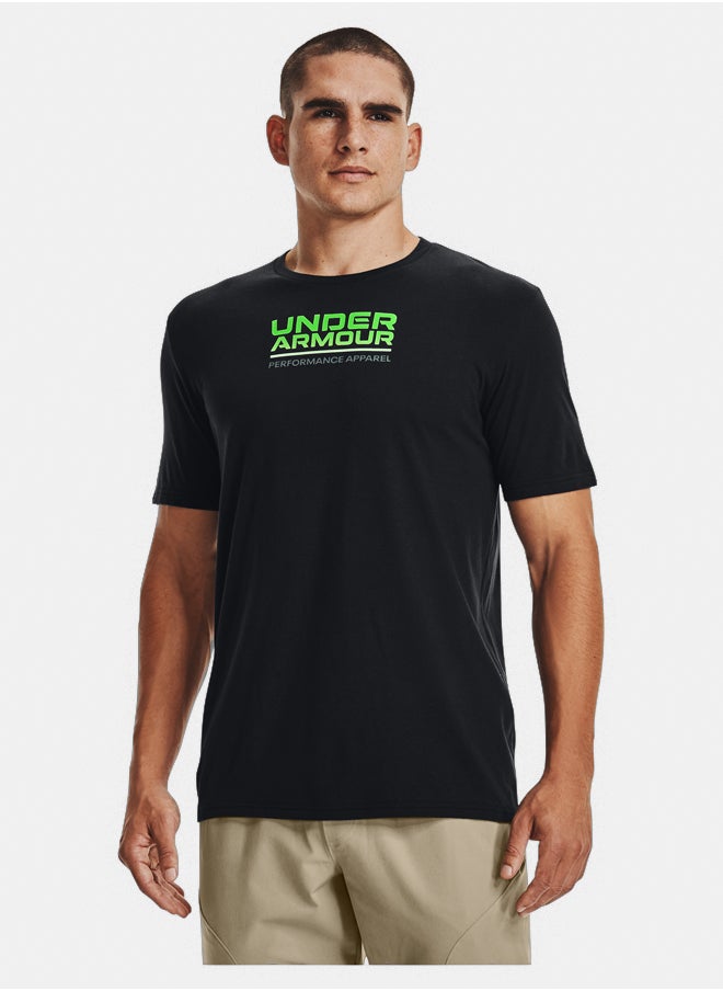 UNDER ARMOUR Multicolor Box Logo Short Sleeve T-shirt  - Image 1