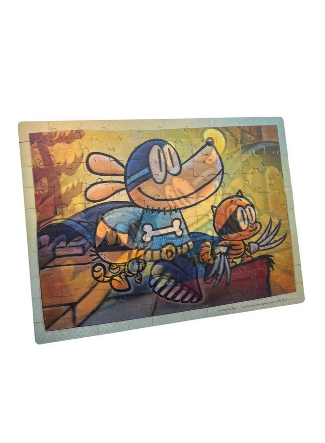University Games | Dog Man Adventures Lenticular 100 Piece Puzzle - Image 3