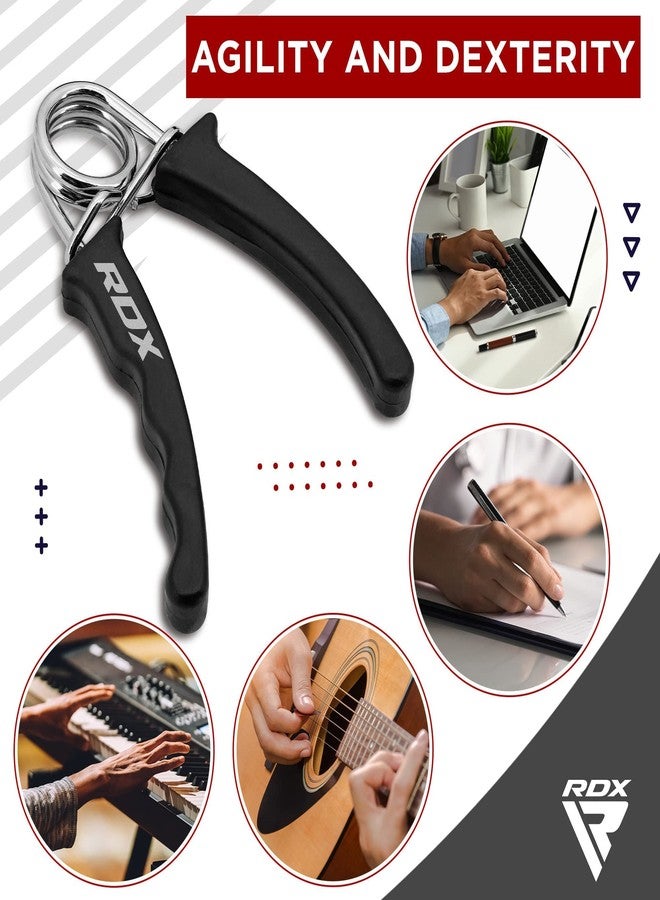 RDX Hand Gripper Finger Strengthener, Grip Strength Trainer, Exerciser for Wrist Forearm and Finger Strength for Athletes, Exercising for Home Gym Training Equipment - Image 5