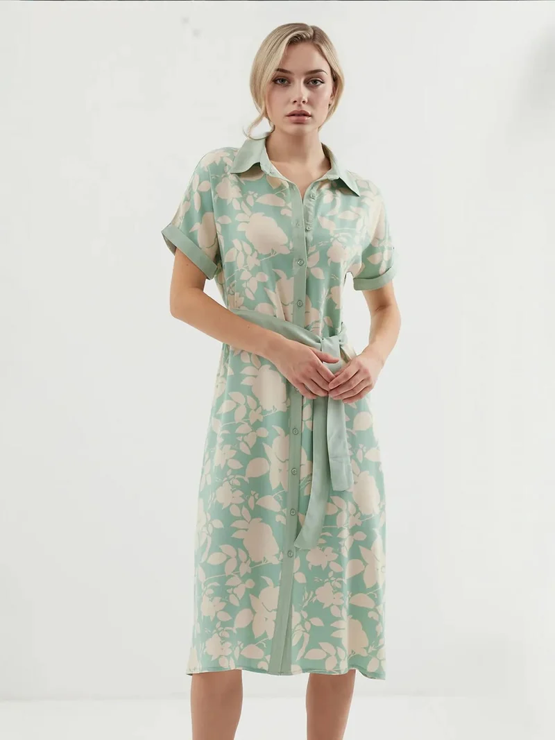 BIG DART BDART Flowering Midi Dress with Bow