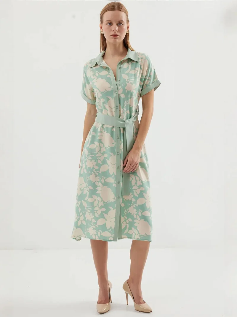 BIG DART BDART Flowering Midi Dress with Bow