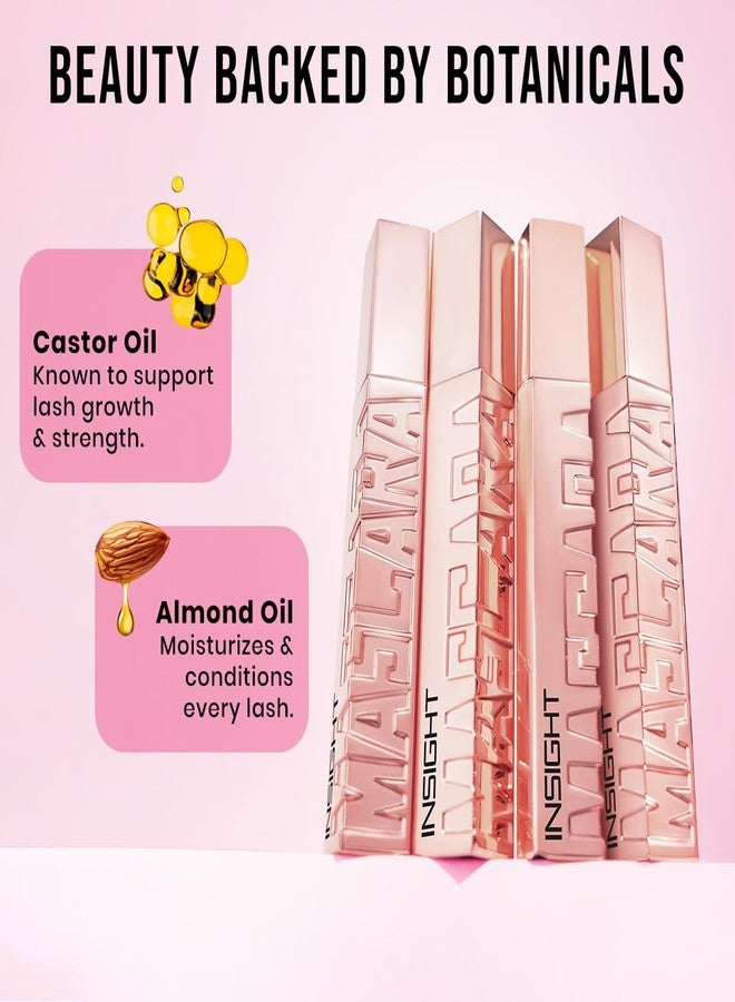 إنسايت ماسكارا إنسايت لاش آوت لاود | كثافة ناعمة وطول نظيف | خالية من التكتلات، مقاومة للتلطخ، مقاومة للماء | زيت الخروع المغذي لرموش مرفوعة ومحددة | سهلة الغسل (12 غرام) - Image 5