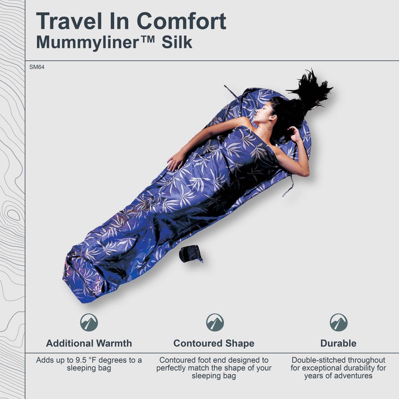 COCOON - Premium - Silk MummyLiner - Natural - Image 2