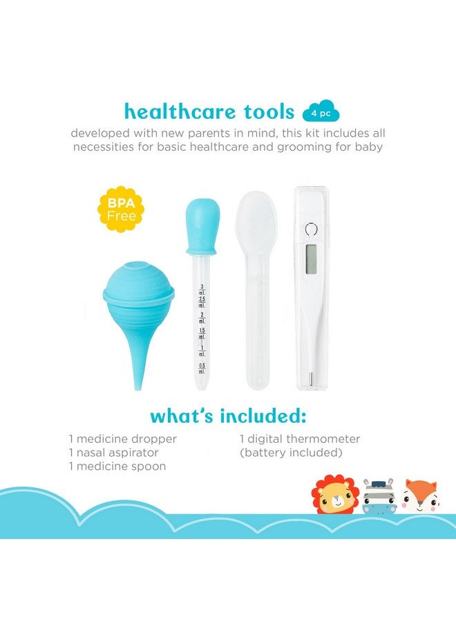 Smart Care Fisher-Price 16-Piece Baby Grooming & Healthcare Kit, Newborn Essentials Gift Set, Baby Care Kit - Image 3
