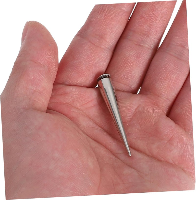 NUOBESTY 30sets Cone Spikes and for Leathercraft Metal Rivets with Screws Easy to Install Punk Decor for Clothing Shoes Bags and Belts - Image 4
