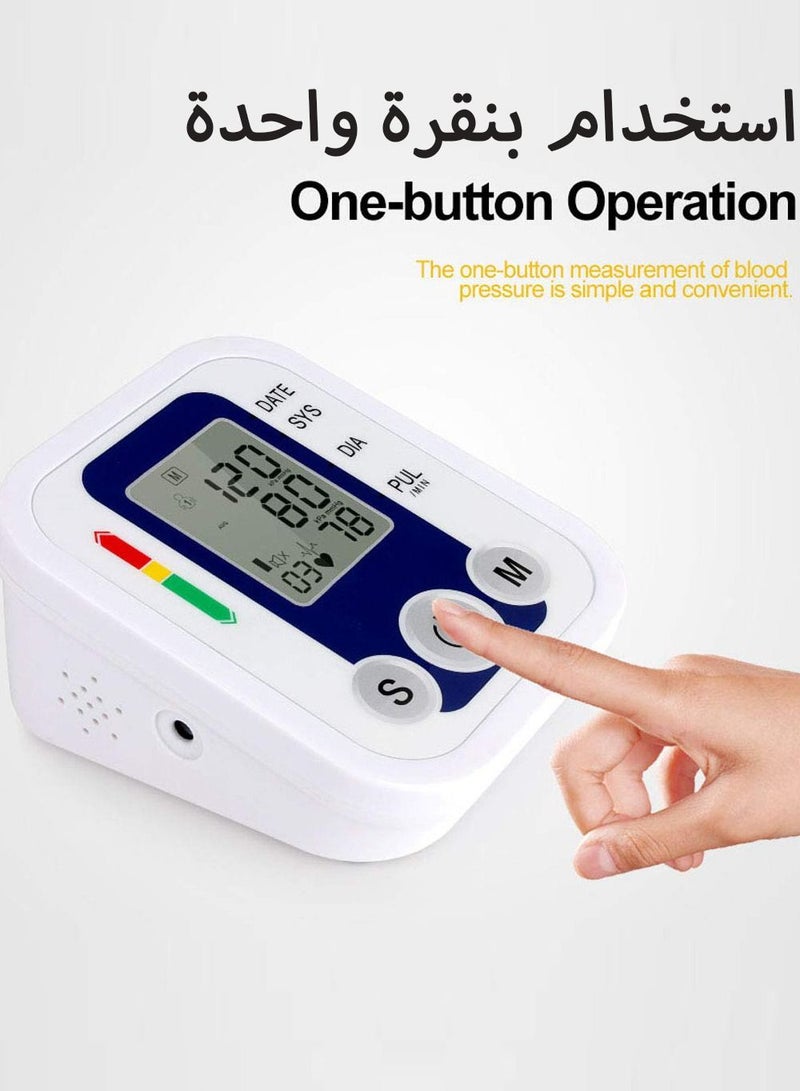 Blood Pressure Machine & Monitors Upper Arm with Wide Range Cuff for Home Use Wrist Adjustable Irregular Heartbeat & Hypertension Detector,blood pressure meter digital,blood pressure monitor,bp monitor - Image 2