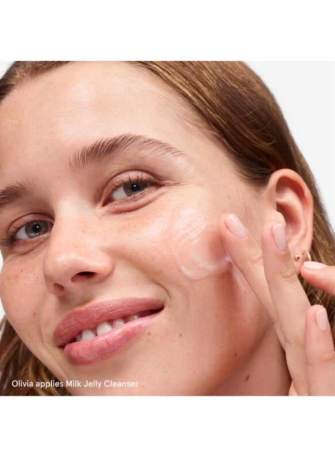 Glossier غلاسييه ميلكي جيلي جل منظف وجه لطيف 177 مل - Image 3