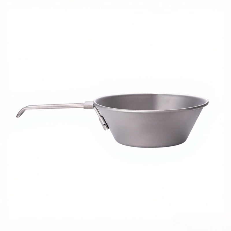 Camping Titanium Bowl: 300Ml With Spout - Super Light Corrosion-Resistant Pure Titanium Bowl For Outdoor Camping, Backpacking, Hiking, Picnic And Home Use - Image 1