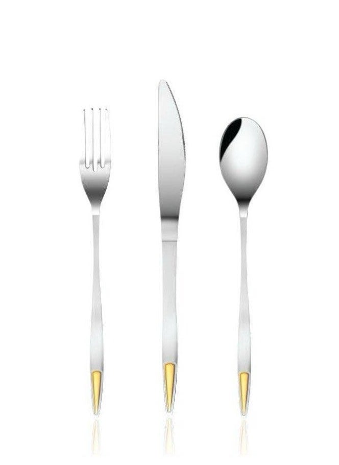 solingen - Solingen spoon set, 86 pieces, gilded, code 2015001 - Image 1