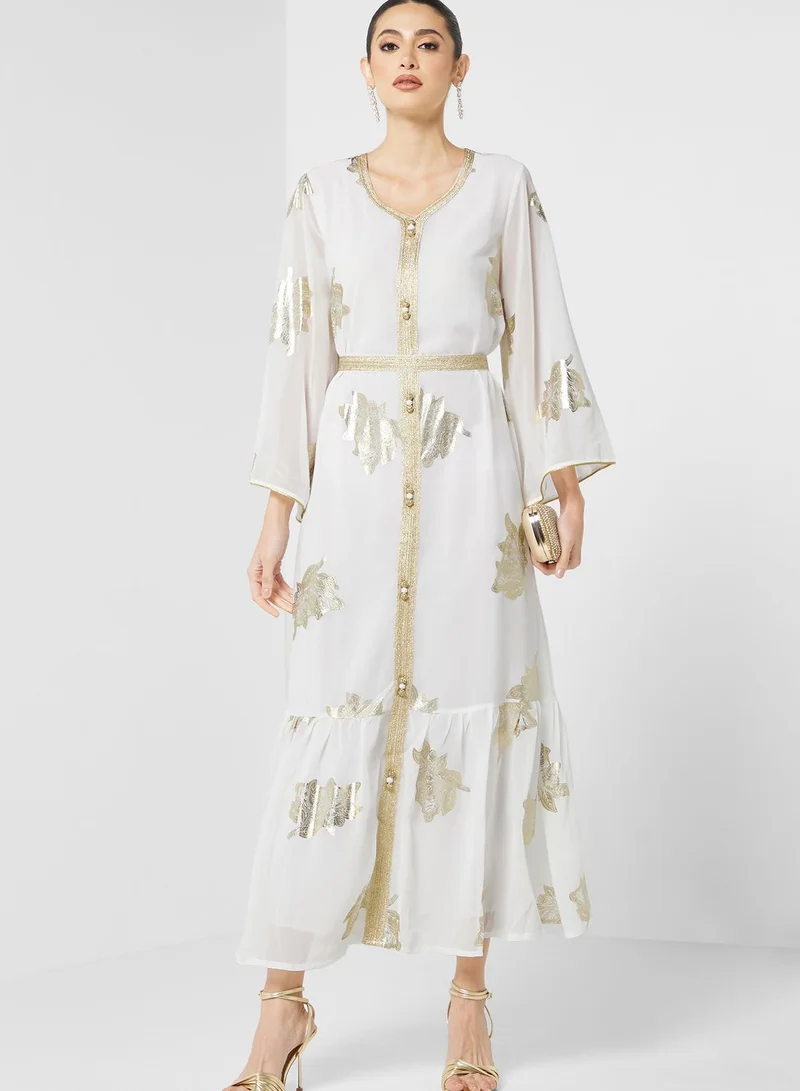 Khizana Embroidered Detail Dress