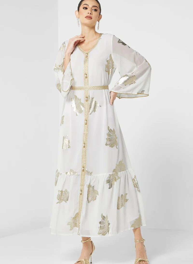 Khizana Embroidered Detail Dress