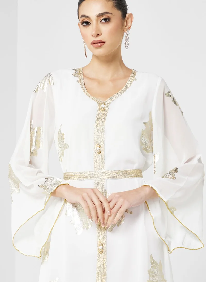 Khizana Embroidered Detail Dress