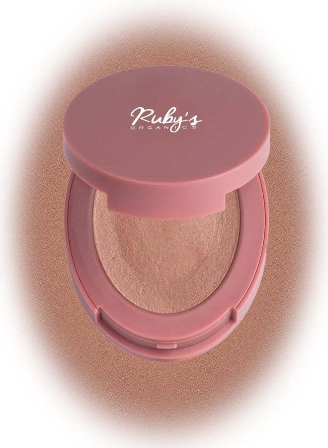 روبيز أورجانيك مُضيء البشرة الناعم من روبيز أورجانيكس - مُضيء كريمي للخدود، لمسة نهائية مشرقة، مكياج للوجه - غني بمضادات الأكسدة والفيتامينات، خالٍ من المواد الكيميائية، 4.8 غرام - يُضيء البشرة - Image 1