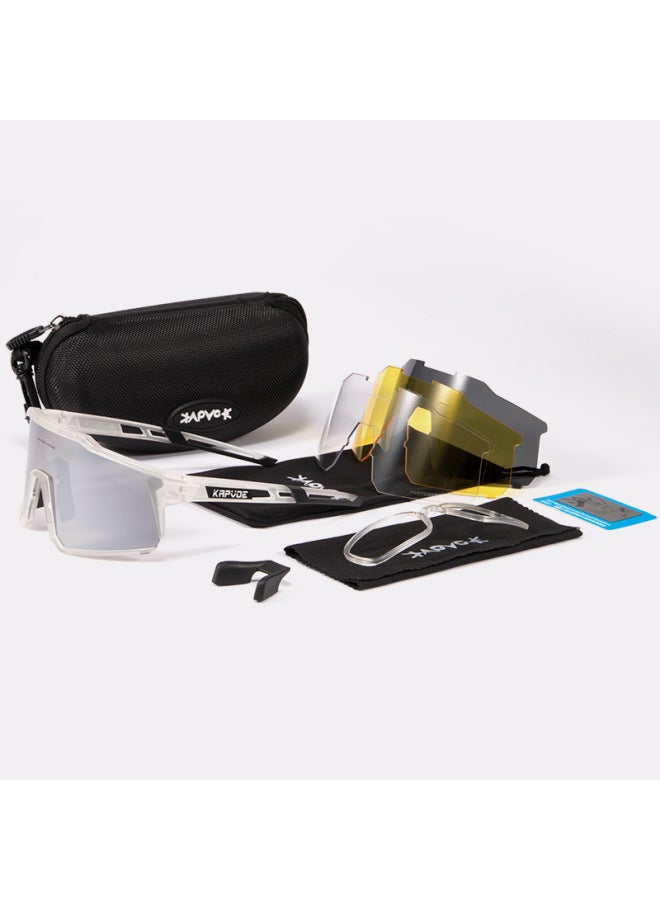 Riding Glasses Polarized Eye Glasses Mountain Road Bike Glasses Windproof Sand Sports Equipment