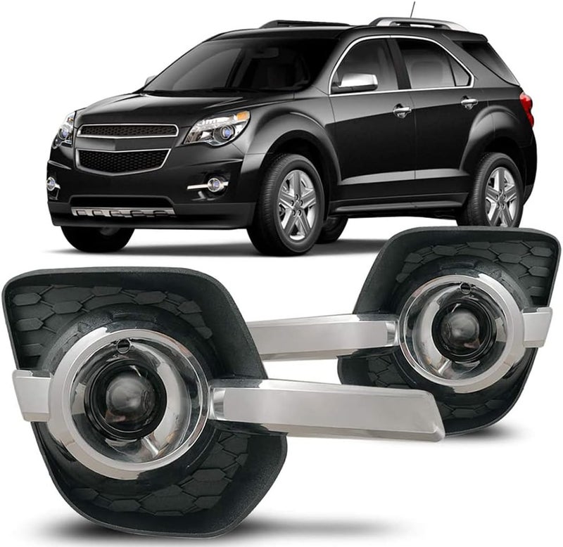 Winjet Fog Lights with Switch and Wiring Kit for 2010-2016 Chevrolet Equinox - Image 1
