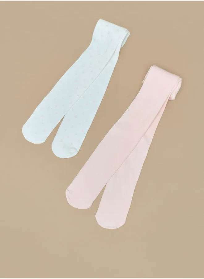 ميسي الصغيرة Assorted Tights - Set of 2