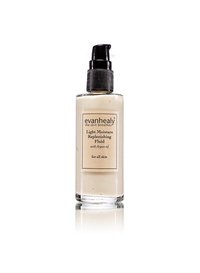 evanhealy Light Moisture Replenishing Fluid With Argan Oil | Natural Moisturizer Serum For Dry & Sensitive Skin | Anti Aging Vitamin E Oil Face Serum - Image 1