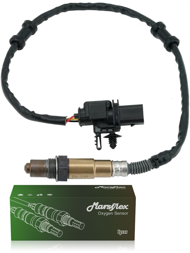 Marsflex O2 Oxygen Sensor 234-5107 Upstream fit for Ford F150 Expedition Transit 150/250/ 350, Kia Soul, Audi A3 TT, Volkswagen VW CC Eos Jetta Passat GTI, Hyundai Porsche Lincoln Replace 250-25035 - Image 1