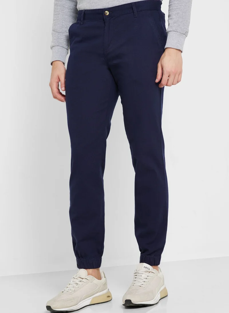 Thomas Scott Men Mid-Rise Slim Fit trouser