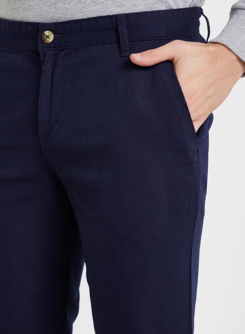Thomas Scott Men Mid-Rise Slim Fit trouser