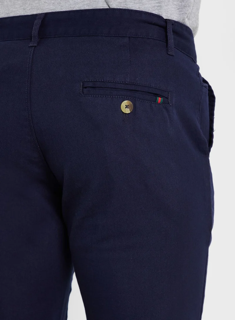 Thomas Scott Men Mid-Rise Slim Fit trouser