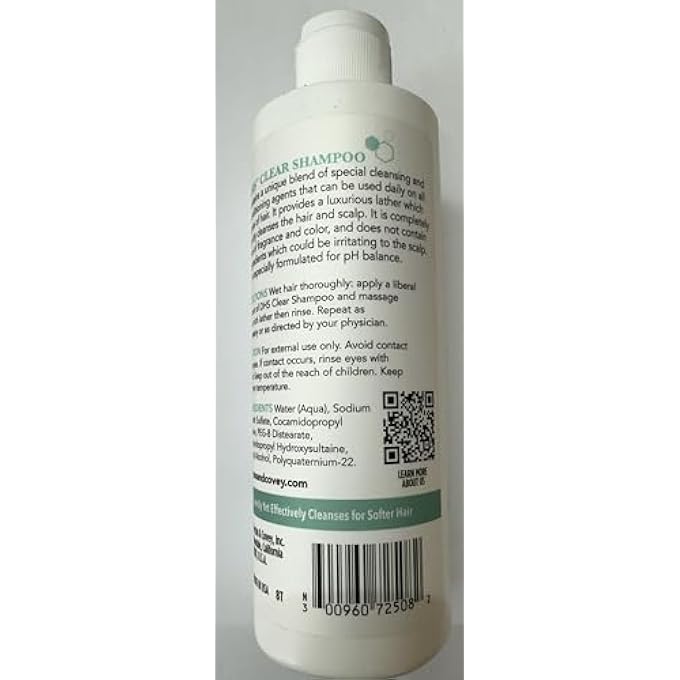 DHS CLEAR SHAMPOO FOR DAILY CLEANING OF HAIR & SCALP, FRAGRANCE FREE - BUY PACKS AND SAVE (PACK OF 3) - Image 2