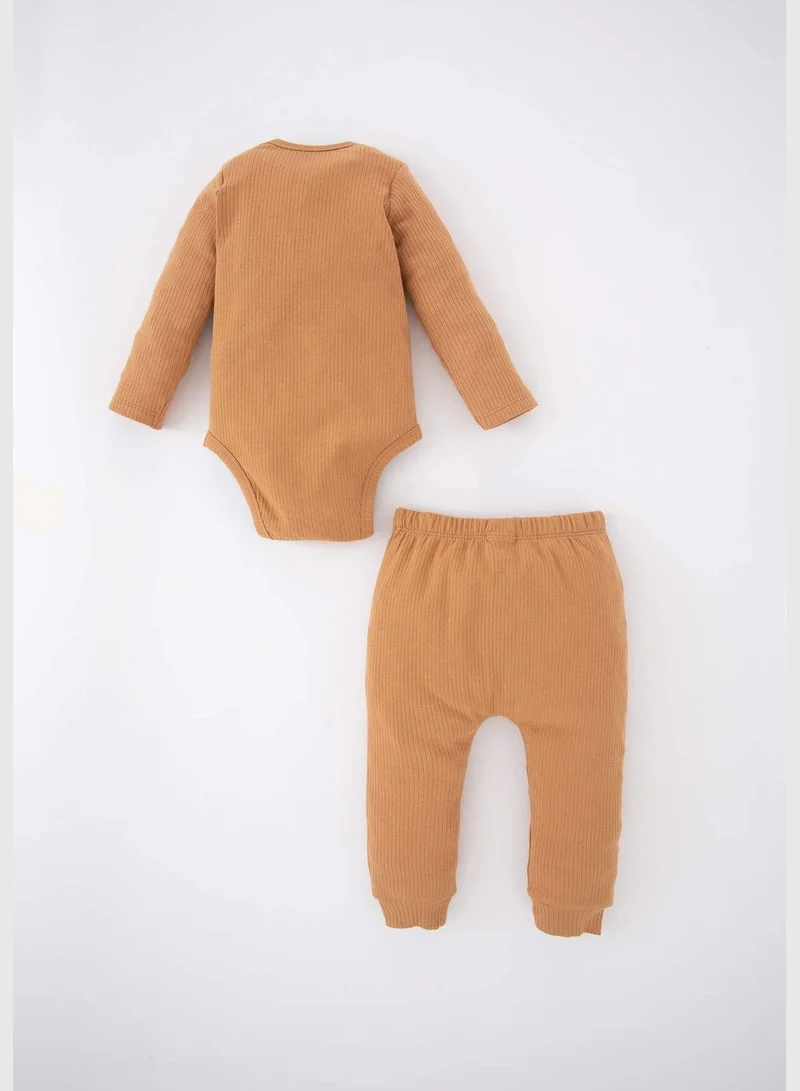 ديفاكتو 2 Pack BabyBoy Bike Neck Long Sleeve Knitted Set