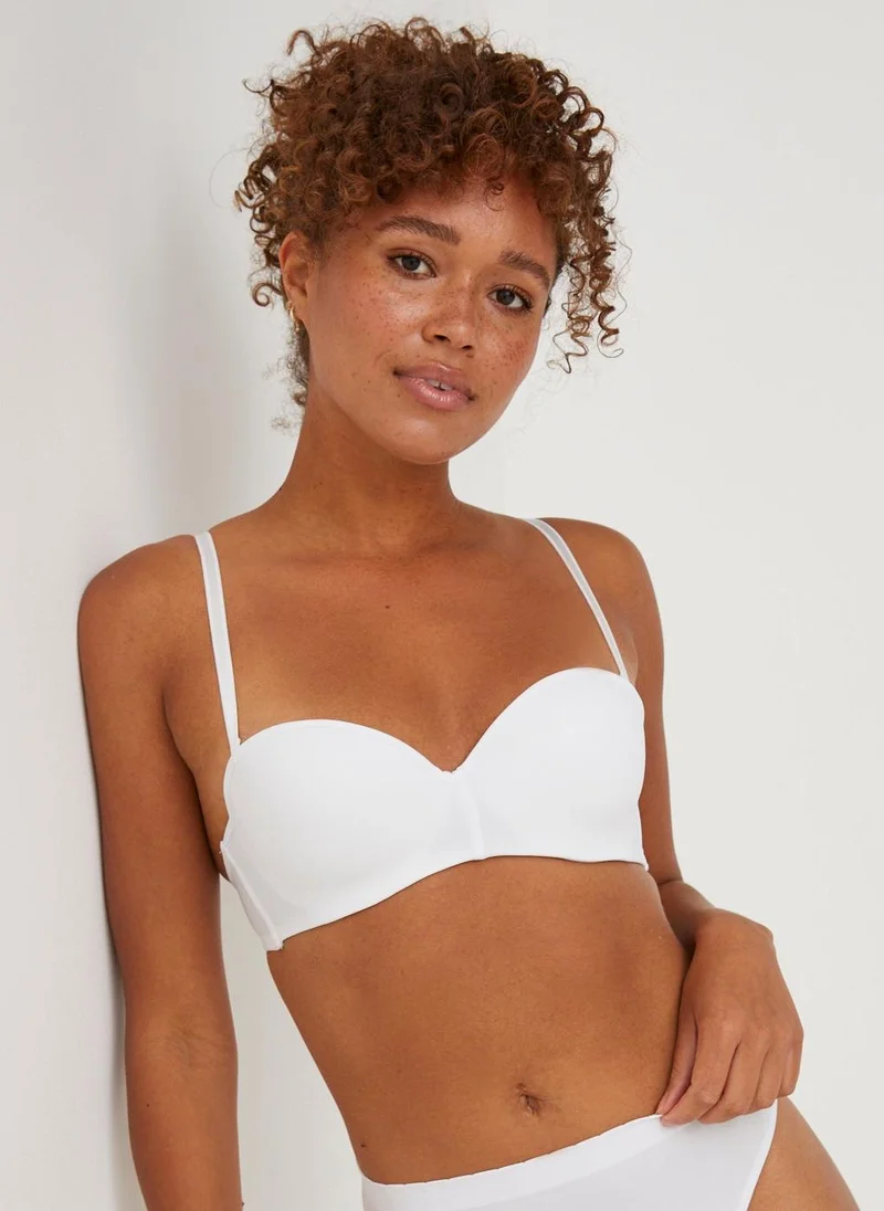 Matalan White Smooth Multiway Bra