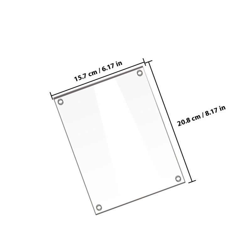 Picture Frame Mounts, Wall Decor Display, Durable Acrylic Design - Image 2