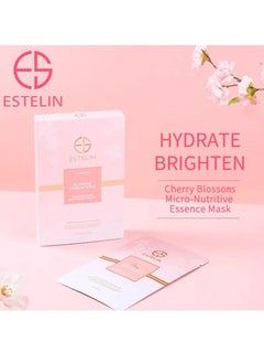 ESTELIN Cherry Blossoms Micro-Nutritive Essence Mask 5pcs 25g  - Image 3