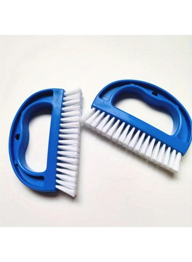 Blue Car Interior Cleaning Brush for Tire Seat Carpet Crevice Tool - Image 1