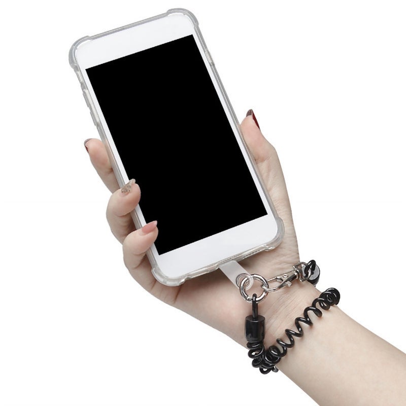 📱 حبل هاتف قابل للتمديد بنابض تلسكوبي لمنع السقوط والاستخدام العام - Image 4