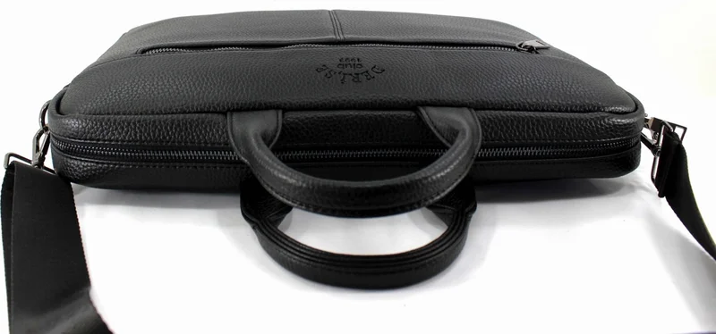 Derise Club Black Color File Briefcase 15.6 Inch Laptop and Briefcase with Shoulder Strap