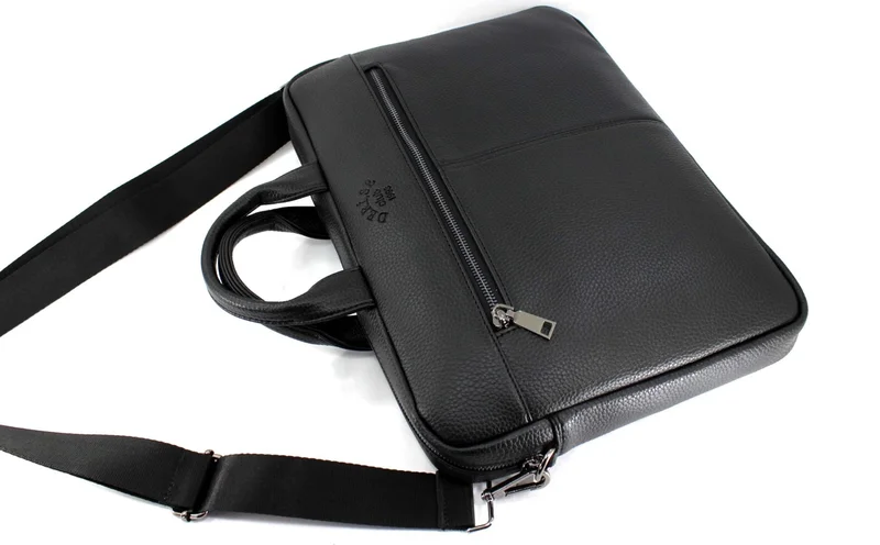 Derise Club Black Color File Briefcase 15.6 Inch Laptop and Briefcase with Shoulder Strap