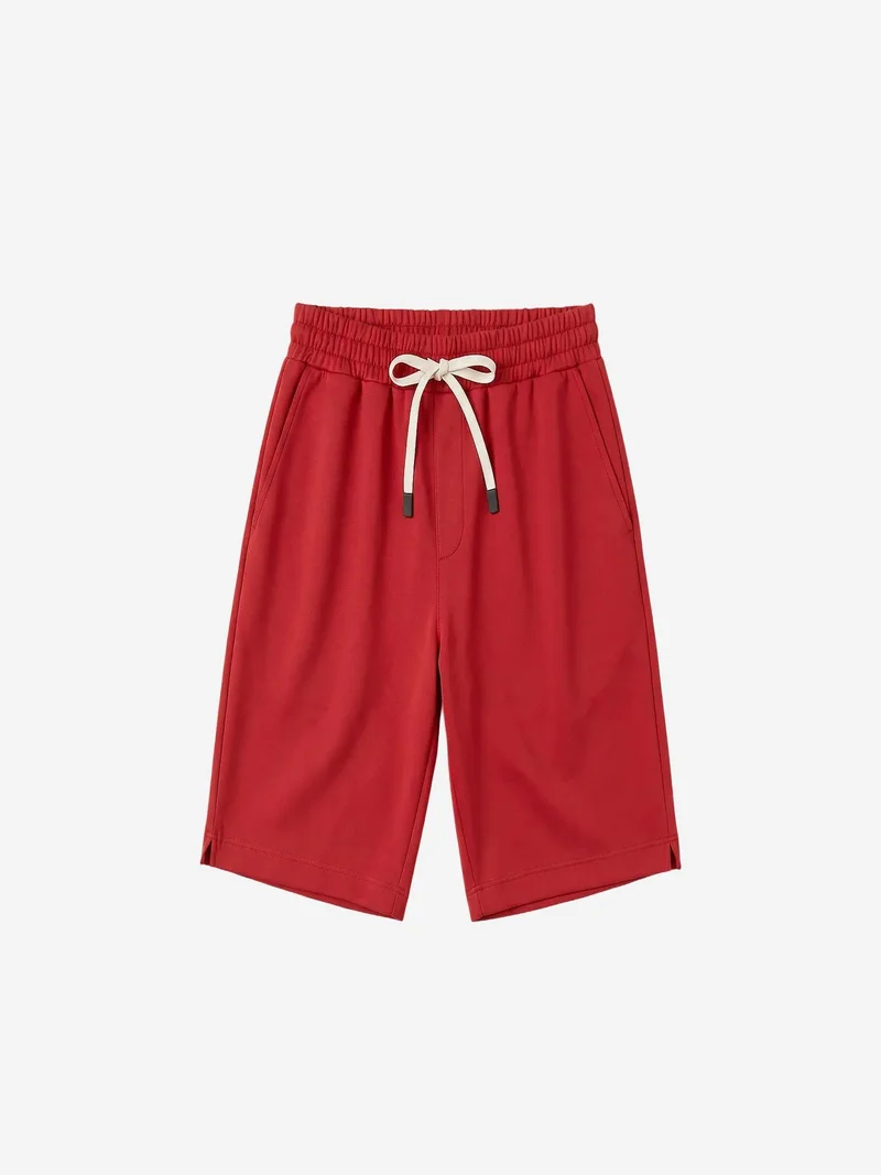 TOMMY Men's Mid Waist Jersey Shorts