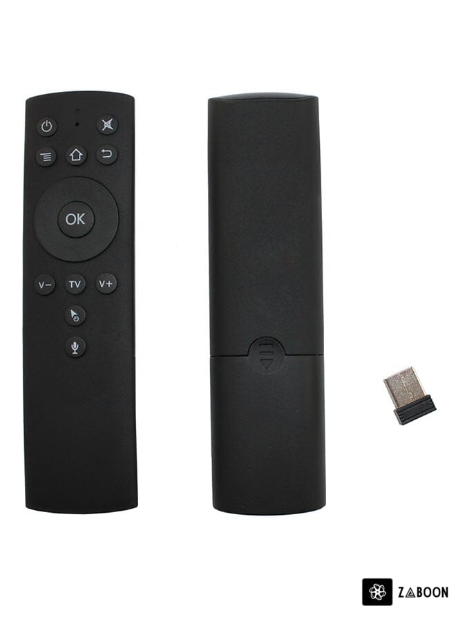 Zaboon Wireless Air Mouse Remote Control For Smart TV Black