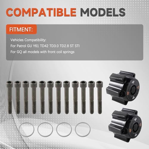 COPACHI 2pcs Auto Free Wheel Hub Lock 40250-VB200 40250VB200 Compatible with Patrol GU Y61 TD42 TD3.0 TD2.8 STI After-Market Parts - Image 3