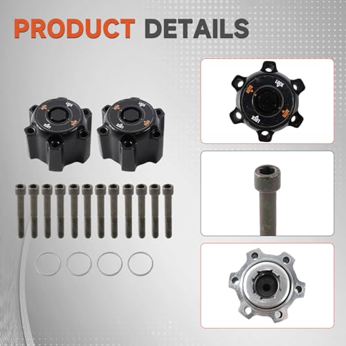 COPACHI 2pcs Auto Free Wheel Hub Lock 40250-VB200 40250VB200 Compatible with Patrol GU Y61 TD42 TD3.0 TD2.8 STI After-Market Parts - Image 4