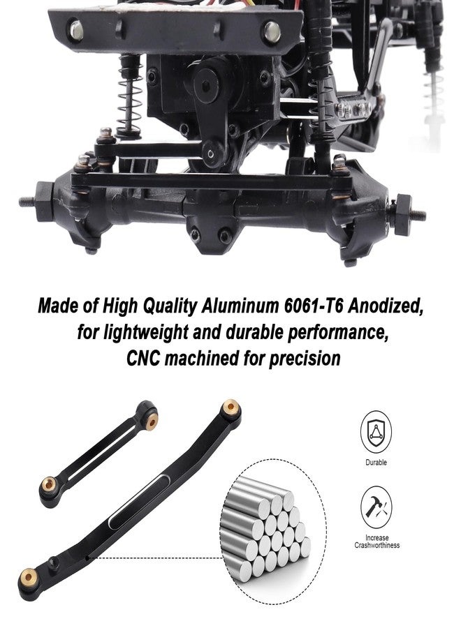 Hobbypark SCX24 Steering Links Aluminum Steering Linkage Set Steering Rod Tie High-Tightening Link for Axial SCX24 Upgrades - Image 3